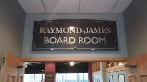 Raymond James Board Room Indoor Sign