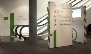 Interior Wayfinding Signage for Office Building