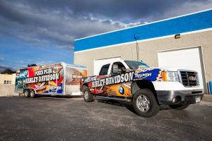 Commercial Fleet Wraps & Graphics truck tailer wrap vehicle 300x200